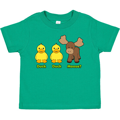 #ad Inktastic Duck Duck Moose? Toddler T Shirt Funny Child Preschooler Kid Clothing $19.99