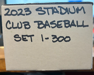 #ad 2023 Topps Stadium Club Complete Base Set 1 300 cheapest on EBay $47.95