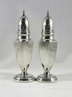 #ad MUECK CAREY Vintage Sterling Silver Salt amp; Pepper Shakers PAIR $99.99