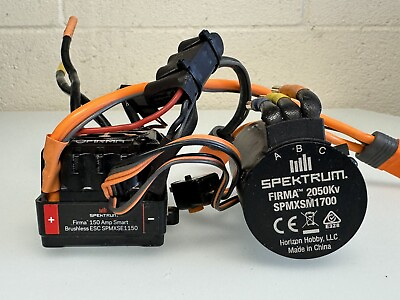 #ad Spektrum Firma 150A Smart 6s ESC amp; 2050kv 4 Pole Brushless Motor $133.99