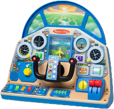 #ad Pilot Dashboard Includes Play Headset Lights and Sounds New Toy $115.94