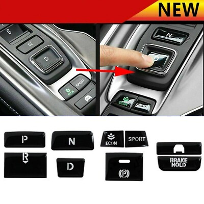 #ad For Honda Accord 2018 2021 Car Front Gear Shift Switch Button Guard Cover Black $11.88