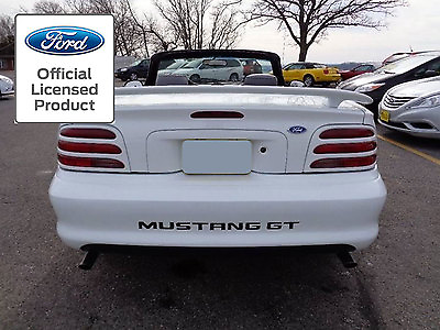 #ad 94 98 Ford Mustang Letter Inserts Decals Bumper Letters Stickers Vinyl Fit Gt V6 $11.99