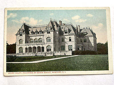 #ad Newport Rhode Island Residence Of Ogden Goelet Ochre Court $5.99