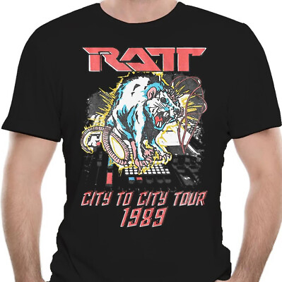#ad Ratt 80S Band T Shirt Music Band T Shirt Cotton Tee All Sizes S To 5Xl $20.98