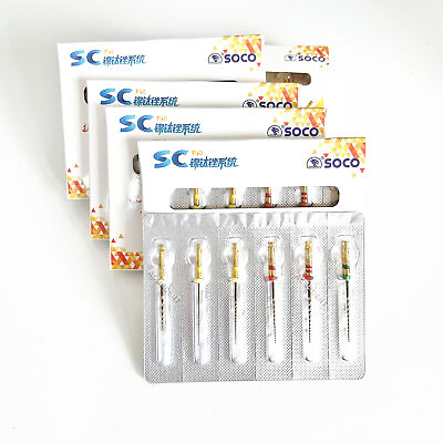 #ad 5Packs SOCO SC PRO Files Dental Endo Controlled Memory Niti Golden File 25mm $68.62