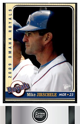 #ad Mike Jirschele 2009 Multi Ad Omaha Royals #24 Kansas City $1.95
