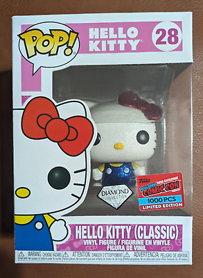 #ad Funko Pop Hello Kitty 28 Diamond Collection New York Comic Con NYCC 2020 LE 1000 $184.95