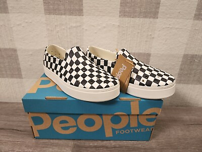 #ad People Footwear THE SLATER REALLY Checker Picket White Young Shoe Size J 1 ✅ $29.99