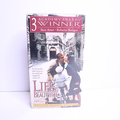 #ad Life Is Beautiful VHS ULTRA RARE NEW FACTORY SEALED English Dubbed Version $3.99
