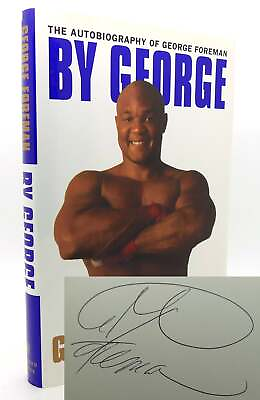 #ad George Foreman BY GEORGE SIGNED 1st the Autobiography of George Foreman 1st Edit $212.69