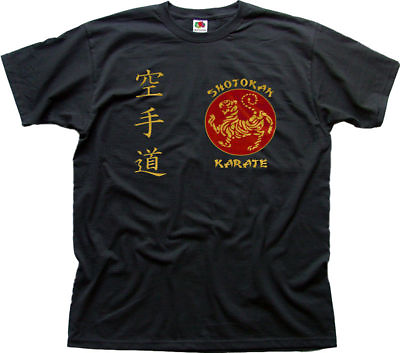 #ad SHOTOKAN KARATE Martial Arts MMA UFC black t shirt OZ01460 GBP 12.55