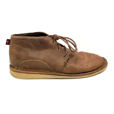 #ad Oliberté Invisible Children Mens Desert Chukka Boots Brown Leather Lace Up 8 41 $9.00
