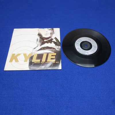 #ad Kylie Minogue What Do I Have To Do 1990 UK 7quot; Vinyl Single Record PWL 72 GBP 3.99