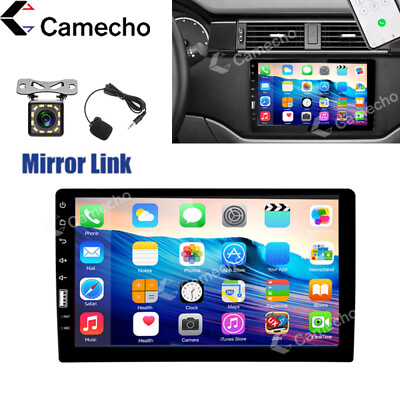#ad Car Stereo Radio Single 1 Din 9quot; BT FM Touch Screen Mirror Link MP5 Player CAM $48.99