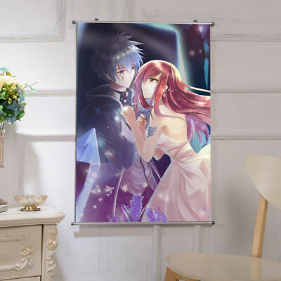 #ad 60X90CM Anime Fairy Tail ART Home Decor Poster Wall Scroll Collectible Gift #3 $23.99