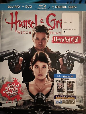 #ad Hansel amp; Gretel: Witch Hunters Unrated Cut Blu ray DVD VERY GOOD $8.49