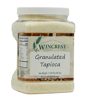 #ad Granulated Tapioca 3 Lb Tub $35.62