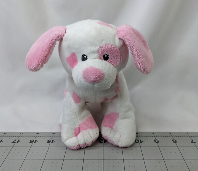 #ad Ty Baby Pups Dog Plush Pink White 7 Inch 2015 Stuffed Animal Toy $22.45