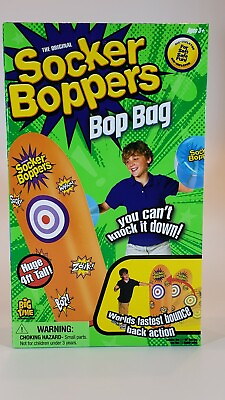 #ad Big Time Toys Socker Bopper Power Bag Standing Inflatable Punching Bag NEW $12.45