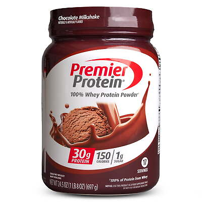 #ad Premier Protein 100% Whey Protein Powder Chocolate Milkshake 30g Protein 24.5 $23.50
