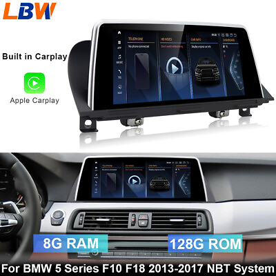 #ad Car GPS Stereo Player Dash 8G128G For BMW 5 Series F10 F18 2013 2017 NBT System $572.00