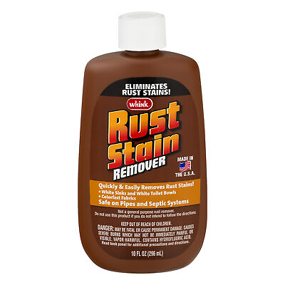 #ad Whink Rust Stain Remover for Sinks and Toilets Safe on Pipes and Septic 10 Oz $12.98