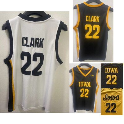 #ad Retro Vintage #22 Caitlin Clark Iowa Basketball Jersey Embroidery $35.99
