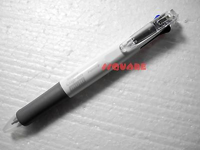 #ad 3 x Zebra Clip on Multi 41 0.7mm Ball Point Pen 0.5mm Mechanical Pencil White $17.49