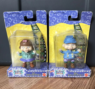 #ad 1998 Rugrats Phil amp; Lil Figures New In Box FREE Shipping $24.99
