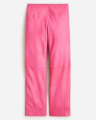 #ad J.Crew NEW in a gift bag s. 12 COLLECTION LEATHER PANTS Rare $175.00
