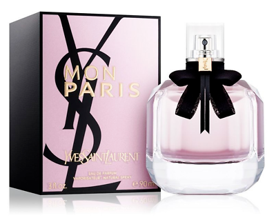 #ad Mon Paris by Yves Saint Laurent Eau De Parfum EDP Perfume 3oz 90ml New in Box $33.98