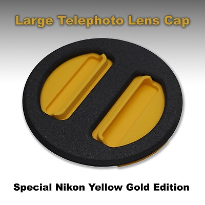 #ad Custom Gold Edition Lens Cap for Nikon AF S NIKKOR 500mm f 4.0 121mm Version $69.95