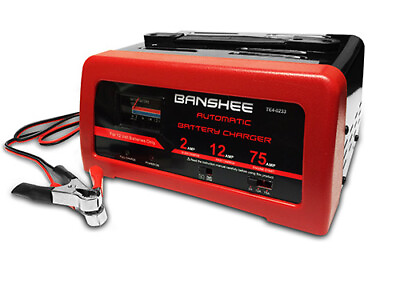 #ad Banshee 75 amp engine start – for emergency starting Smart Charger LED Display $77.88