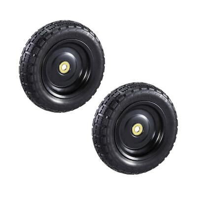 #ad Gorilla Replacement Tire for Gorilla Cart 10quot; Flat Free Universal Solid 2 Pack $56.59