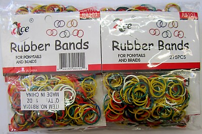 #ad 5001000 HAIR RUBBER BANDS HAIR ACCESSORY FOR PONYTAILS amp; BRAIDS $9.99