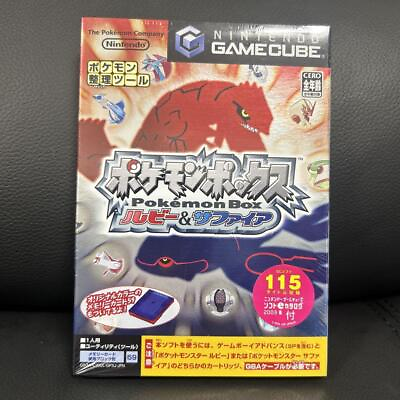 #ad Game Cube Pokemon Box Ruby And Sapphire Japanese Ver Limited 59 Memory Card Rare $89.00