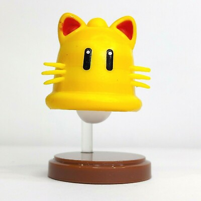 #ad Super Mario 3D World Fury 2quot; Cat Bell Powerup Choco Egg Figure Gashapon $8.50
