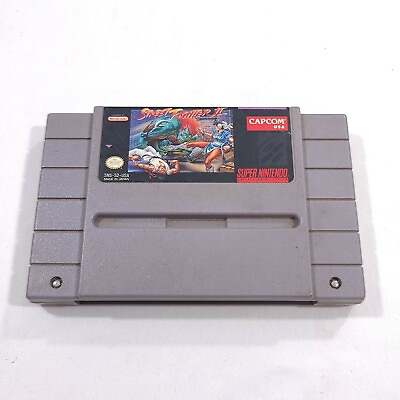 #ad Street Fighter II 2 Authentic OEM Super Nintendo SNES 1992 23 $19.99