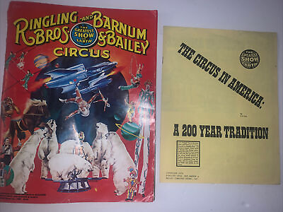 #ad Ringling Brothers and Barnum amp; Bailey Program: 110th edition 1980 amp; 1976 Pape $7.88