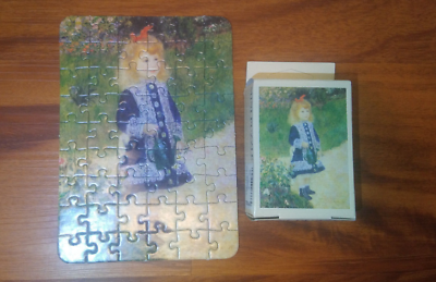 #ad National Gallery of Art 58 pc Mini Puzzle Auguste Renoir Girl with Watering Can $8.50