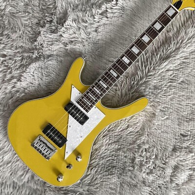 #ad Custom Gold Electric Guitar Solid P90 Pickups Rosewood Fretboard Pearl Pickguard $215.00