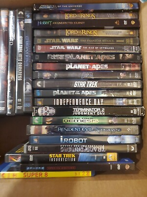 #ad Lot of Sci Fi movies used Dvd 30 movies $39.99