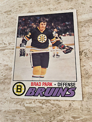 #ad 1977 78 O Pee Chee Hockey #190 Brad Park Boston Bruins HOF VG $1.99