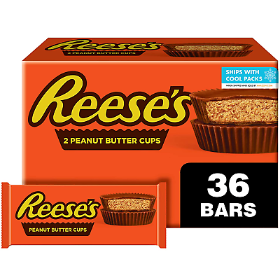 #ad Reese#x27;s Milk Chocolate Peanut Butter Cups Candy Packs 1.5 Oz 36 Count $26.99