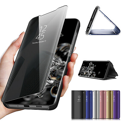 #ad Handy Hülle für Samsung Galaxy S8 S9 S10 Plus View Case Cover Schutzhülle Tasche EUR 8.90