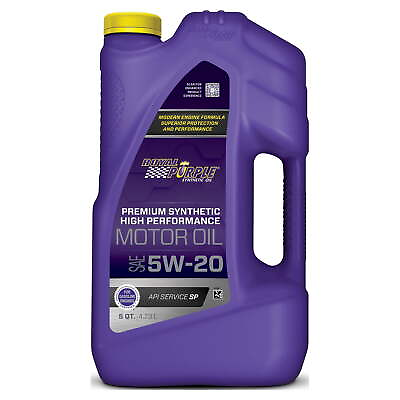 #ad Royal Purple Performance Motor Oil 5W 20 Premium Synthetic Motor Oil 5 Quarts $33.99