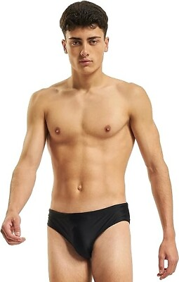 #ad Urban Classics Men#x27;s Basic Brief Swim Trunks Black Black 00007 . L UK GBP 14.99