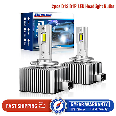 #ad SUPAREE D1C D1S D1R 6500K White HID Xenon Headlight Light Bulbs OEM Replacement $32.59