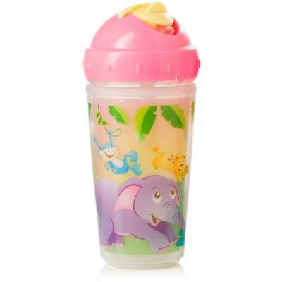 Evenflo Feeding Zoo Friends Insulated Straw Cup 10oz COLOR MAY VARY $9.99